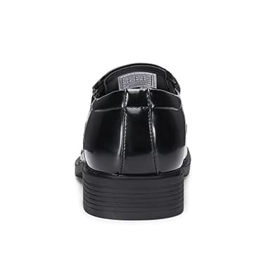 Bruno Marc Men's Square Toe Dress Loafers Shoes,Size 14W,5-Black Pat,CAMBRIDGEWIDE-05 - Image 6