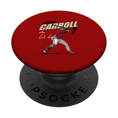 Corbin Carroll | Arizona Baseball Players | MLBCCL3001 PopSockets Adhesive PopGrip - Image 1