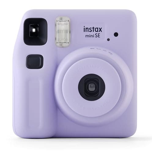 Fujifilm Instax Mini SE Fuji Instant Film Camera (Renewed) (Purple)