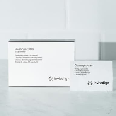 INVISALIGN Cleaning Crystals for Clear Aligners and Retainers, (50 Packets) - Image 6