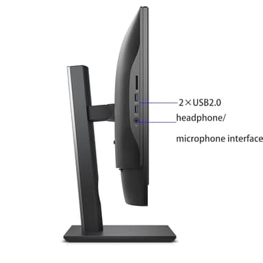 Dell OptiPlex 5250 All-in-One Desktop Computer, 21.5" FHD(1920x1080), Intel G4560 3.5GHz, 8GB RAM, 256GB SSD, Keyboard, Mouse, WiFi, Win11 pro(Renewed) - Image 4