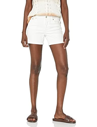 Levi's Womens Mid Length (Also Available In Plus) Denim Shorts, Chalk White, 27 US - Image 1