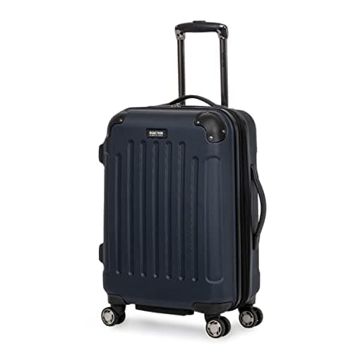 Kenneth Cole REACTION Renegade Luggage Expandable 8-Wheel Spinner Lightweight Hardside Suitcase, Navy Blue, 20-Inch Carry On - Image 1