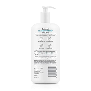 Cetaphil Flare-Up Relief Body Wash with Colloidal Oatmeal to Help Soothe and Condition Ultra-Dry, Stressed, Sensitive Skin, 20 oz - Image 7