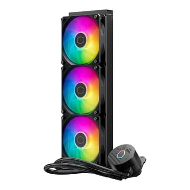 Cooler Master MasterLiquid 360L Core 360mm Close-Loop AIO Liquid Cooler, ARGB Sync, Gen S Coldplate Pump, 120mm PWM, CryoFuze 14W/mK, AMD Ryzen AM5/AM4, Intel LGA1700/1200 (MLW-D36M-A18PZ-R1) , Black - Image 10