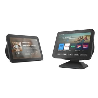 Like-New Amazon Echo Show 8 (newest model) with Adjustable Stand with USB-C Charging Port | Charcoal