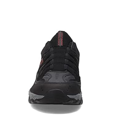 Skechers Sport Men's Afterburn Wonted Loafer,black/charcoal,12 4E US - Extra wide fit - Image 4