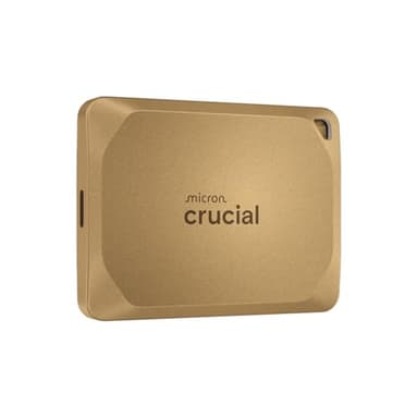 Crucial X10 Pro 4TB Portable SSD, Up to 2,100MB/s Read, 2000MB/s Write, USB 3.2 USB-C, External Solid State Drive, Durable Storage for Professional Creators, Gold - CT4000X10PROSSD9D02 - Image 1