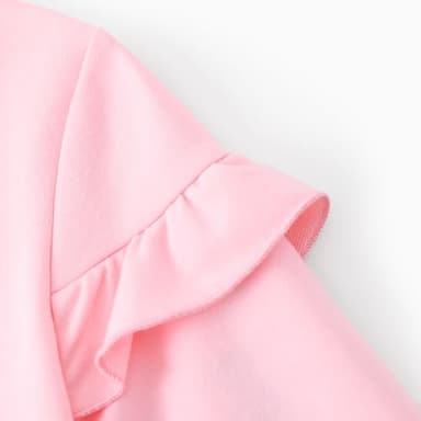 Disney Marvel Spider-Gwen Costume Girls Ghost Spider Clothes Ruffle Long Sleeve Sweatshirt and Leggings Outfit 2 Piece Set Costume Girls Fall Clothes Pink 3T - Image 5