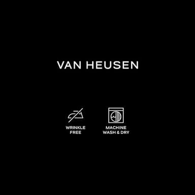 Van Heusen Men's Big Fit Dress Shirt Poplin Solid (Big and Tall), White, 20" Neck 34"-35" Sleeve - Image 4