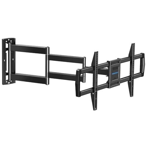 MOUNTUP Full Motion TV Wall Mount with 30” Extension & Tilt & Swivel for Most 42-75 Inch TVs, Long Arm TV Mount Corner Bracket Articulating Arm Mount, Max VESA 600x400mm and Up to 99 lbs, MU0057-L - Image 1