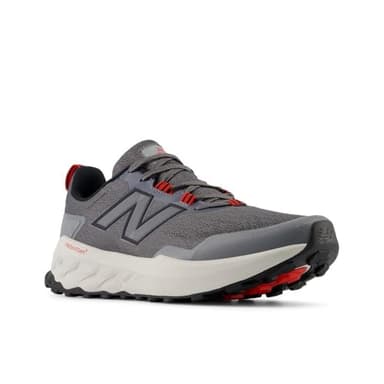 New Balance Men's Fresh Foam X Garoé V2 Trail Running Shoe, Castlerock/True Red/Slate Grey, 12 X-Wide - Image 4