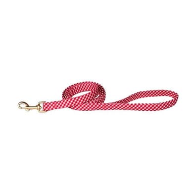 Dolly Doggy Parton Dog Harnesses and Leash/Collar Set Collection, Red Gingham Collar Leash Set, Large - Image 2