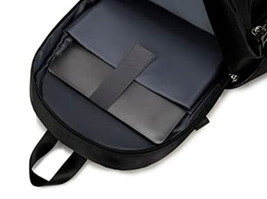 Acmebon Girl Roomy Fashion Laptop Backpack Casual Daily Backpack for Women Black - Image 6