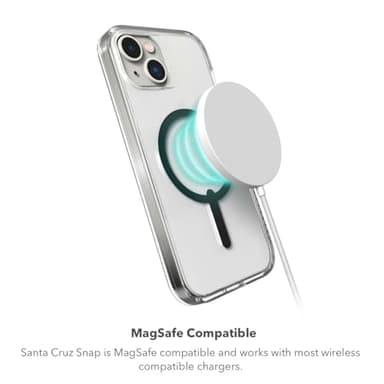 ZAGG Santa Cruz Snap iPhone 15/14/13 Case - MagSafe Phone Case, Drop Protection (13ft/4m), Durable Graphene, Anti-Yellowing, and Scratch-Resistant Phone Case, Magenta Red - Image 7
