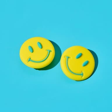 Ten Little Smiley Splash Sandal Charms for Kids, 2-Pack Silicone Shoe Charms for Boys and Girls - Image 2
