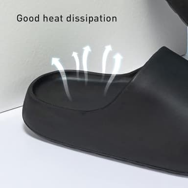 Cloud Slides for Women and Men, Platform Slides Slippers, Non-Slip Quick Drying Soft Lightweight Shower Shoes, Thick Sole Open Toe Slides Sandals for Indoor & Outdoor - Image 5