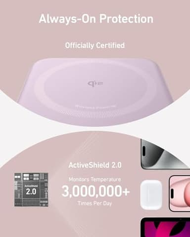 Anker MagGo Power Bank, Qi2 Certified 15W Ultra-Fast MagSafe-Compatible Portable Charger, 10,000mAh Battery Pack with Smart Display & Foldable Stand, For iPhone 16/15/14/13 Only (USB-C Cable Included) - Image 3