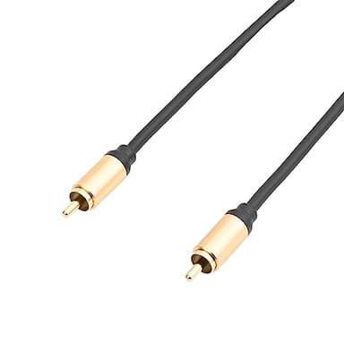 OLLGEN Upgraded Audio Video Cable,RCA Coaxial Cable with Male to Male 24K Gold Plated Plug,Video/Audio AV Extension Shielded Cord for Subwoofer Rear View Parking Camera (5m/16ft) - Image 6