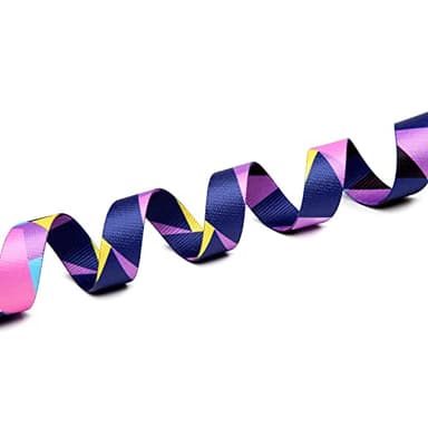 Suredoo Adjustable Dog Collar with Patterns, Ultra Comfy Soft Nylon Breathable Pet Collar for Small Medium Large Dogs (L, Purple Geometry) - Image 5