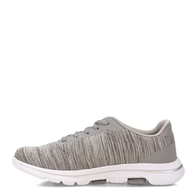Skechers Women's Go Walk 5 True Sneaker, Grey, 11 Wide - Image 5