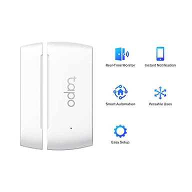 Tapo Door Sensor Mini, REQUIRES Tapo Hub, Long Battery Life w/Sub-1G Low-Power Wireless protocol, Contact Sensor, 15mm Wide Gap Allowed, Real-Time Notification, Smart Action (Tapo T110) - Image 2