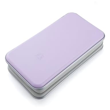 Alavisxf CD Case, 96 Capacity Hard Plastic DVD Disc Storage Case Holder with Zipper - Portable CD DVD Organizer for Car, Home, Travel (Lavender) - Image 5