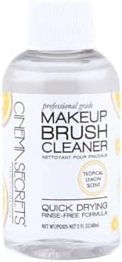 Cinema Secrets Original Makeup Brush Cleaner Solution - Professional Cleanser for Makeup Brushes - Quick-Drying, Rinse-Free Formula - Removes Stubborn Waterproof Make Up - Lemon - Image 2