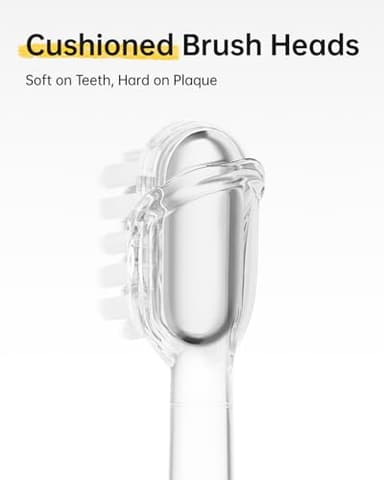 Laifen Wave Special Electric Toothbrush, New 2025 Version Oscillation & Vibration Sonic Electric Toothbrush for Adults with App, 2 Brush Heads, IP68 Waterproof Travel Powered Toothbrush (Matte White) - Image 7