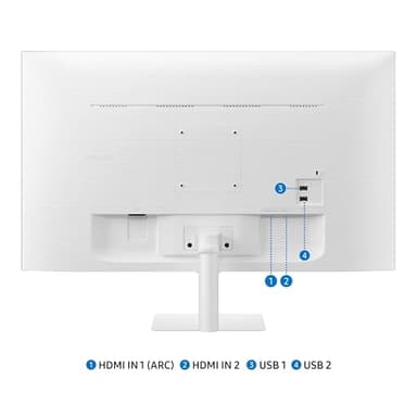 SAMSUNG 27-Inch M5 (M50D) Series FHD Smart Monitor with Streaming TV, Speakers, HDR10, Gaming Hub, Multiple Ports, Workout Tracker, Vision Accessibility Tools, LS27DM501ENXZA, 2024 - Image 9