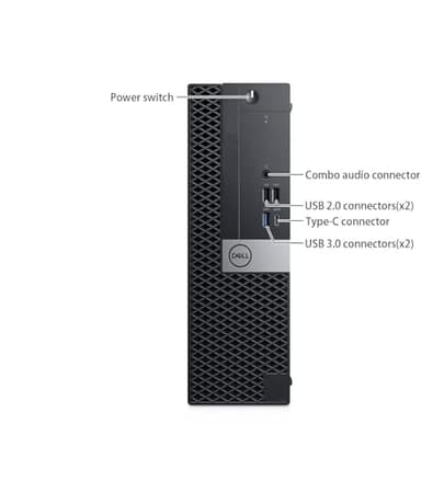Dell Optiplex 7070 SFF Desktop PC, Core i5-9500, 16GB DDR4, 512GB SSD, USB WiFi, USB BT, Keyboard & Mouse, Windows 11 Pro (Renewed) - Image 5