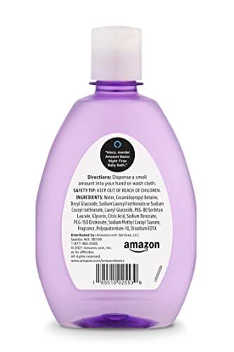 Amazon Basics Night-Time Baby Bath, Lightly Scented, 13.6 Fl Oz (Pack of 1) (Previously Solimo) - Image 2