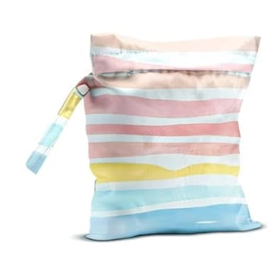 zcyxuuw Wet Bag, Wet Dry Bag, Wet Bag for Swimsuit, Travel, Beach, Pool, Diapers, Dirty Yoga Gym Clothes, Makeup Bag, Waterproof Reusable Beach Bag Ocean Decor Starfish Sea Horse Anchor - Image 8