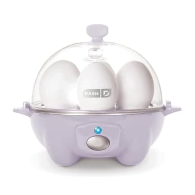 DASH Rapid Egg Cooker: 7 Egg Capacity Electric Egg Cooker for Hard Boiled Eggs, Poached Eggs, Scrambled Eggs, or Omelets with Auto Shut Off Feature - Lavender - Image 1