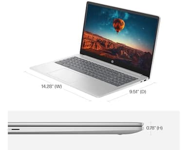 HP Chromebook | 15" HD Laptop | 8GB RAM | 64GB eMMC& 64GB Card& 128GB Portable SSD | Intel 4-Core CPU | Webcam| USB-C| Wi-Fi| Bluetooth| Ultra Light| Long Battery Life| Gemini-AI Chrome OS| LE Bundle - Image 6