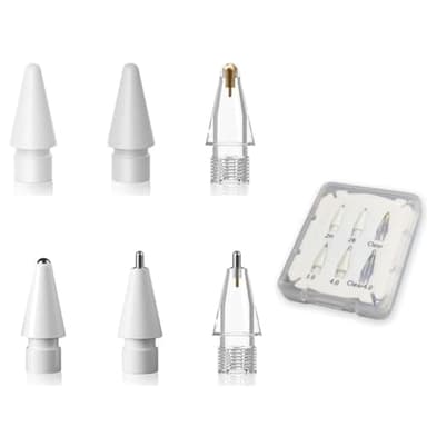 LOVE MEI Replacement Pencil Tips for Apple Pencil Pro,Upgraded Pen Tips fit for Apple 2nd 1st Gen USB-C,and Logitech Crayon Digital Pencil,Pencil Tips Pad Pro Pencil Sets 6 - Image 1