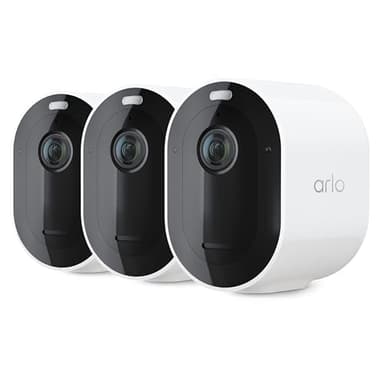 Arlo Pro 5S Spotlight Security Camera 2K HDR | Outdoor | Wireless | Dual-Band Wi-Fi Connects to Strongest Network|12X Zoom, 2-Way Audio, Color Night Vision,Live Stream(White, 3 Cameras) - Image 1