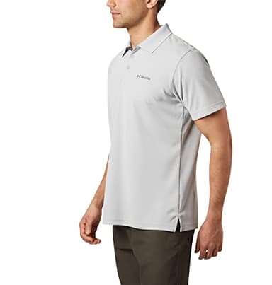 Columbia Mens Utilizer Short Sleeve Polo, Cool Grey, 3X - Image 5