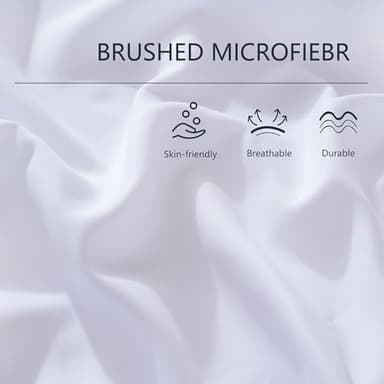 ZPECC Pillow Cases Bulk 24 Pack - Standard Pillowcases with Envelope Closure, Soft Brushed Microfiber Pillow Cover for Hotel Airb&bs Hospital Bedding Essential (Snow White) - Image 4