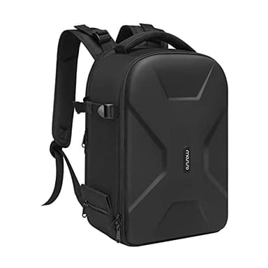 MOSISO Camera Backpack,DSLR/SLR/Mirrorless Photography Camera Bag Full Open Waterproof Hardshell Bag with Insert&Tripod Holder&Laptop Compartment Compatible with Canon/Nikon/Sony, Black - Image 1