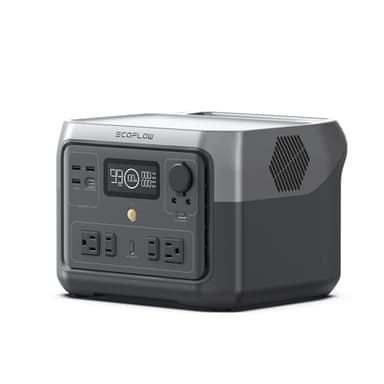 EF ECOFLOW Portable Power Station RIVER 2 Max 500, 499Wh LiFePO4 Battery/ 1 Hour Fast Charging, Up To 1000W Output Solar Generator (Solar Panel Optional) for Outdoor Camping/RVs/Home Use - Image 1