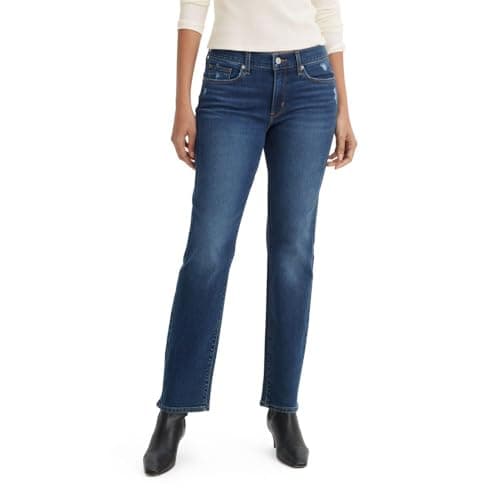 Levi's Womens Classic Straight (Also Available in Plus) Jeans, (New) The Clean Hem, 4 Short US - Image 1