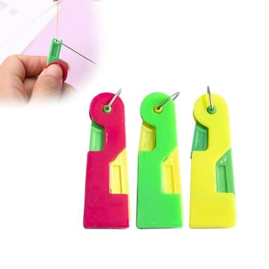 FKMEE Automatic Needle Threader - 2025 New Plastic Quick-Loop Device for Hand Sewing, Embroidery, & Cross-Stitch Crafts, Universal Compatibility Across Various Sewing Machines (3) - Image 1