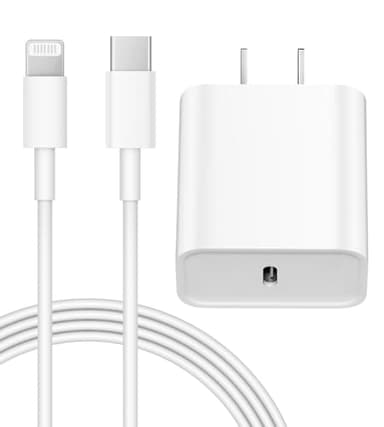 iPhone 14 13 12 Charger Fast Charging 20W PD USB C Wall Charger with 6FT Fast Charging Cable Compatible iPhone 14/13/12/11/Pro/Pro Max/Mini/Xs Max/XR/X, iPad - Image 1