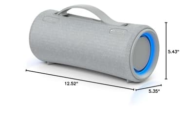 Sony SRS-XG300 X-Series Wireless Portable-Bluetooth Party-Speaker IP67 Waterproof and Dustproof with 25 Hour-Battery and Retractable Handle, Light Gray- New - Image 12