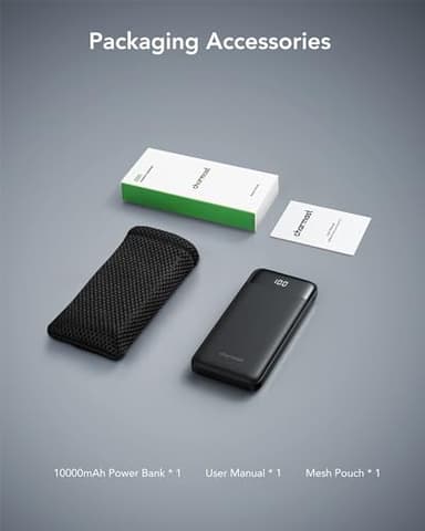 charmast Portable Charger with Built in Cables, Power Bank with Cords Wires, Slim 10000mAh Travel Battery Pack 6 Outputs 3 Inputs 3A Fast Charging for Samsung Google Pixel LG Moto iPhone iPad - Image 8