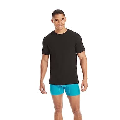 Hanes Ultimate Men's Comfort Flex Fit Boxer Briefs, Ultra Soft Cotton Modal Blend, Red/Blue/Navy-4 Pack, X-Large - Image 6