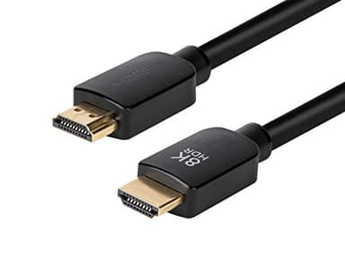 Monoprice Ultra 8K HDMI Cable - 8 Feet - Black | No Logo, High Speed, 8K@60Hz, 48Gbps, Dynamic HDR, eARC, Compatible with PS5 / Xbox Series X & Series S and More - Image 2