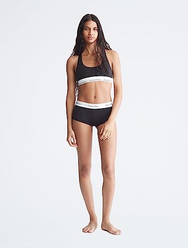 Calvin Klein Women's Modern Cotton Short, Black, Large - Image 5