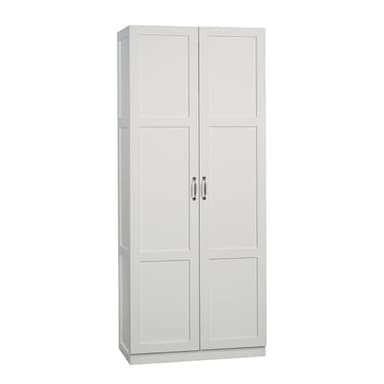 Sauder Select Storage Cabinet/ Pantry cabinets, White finish - Image 1